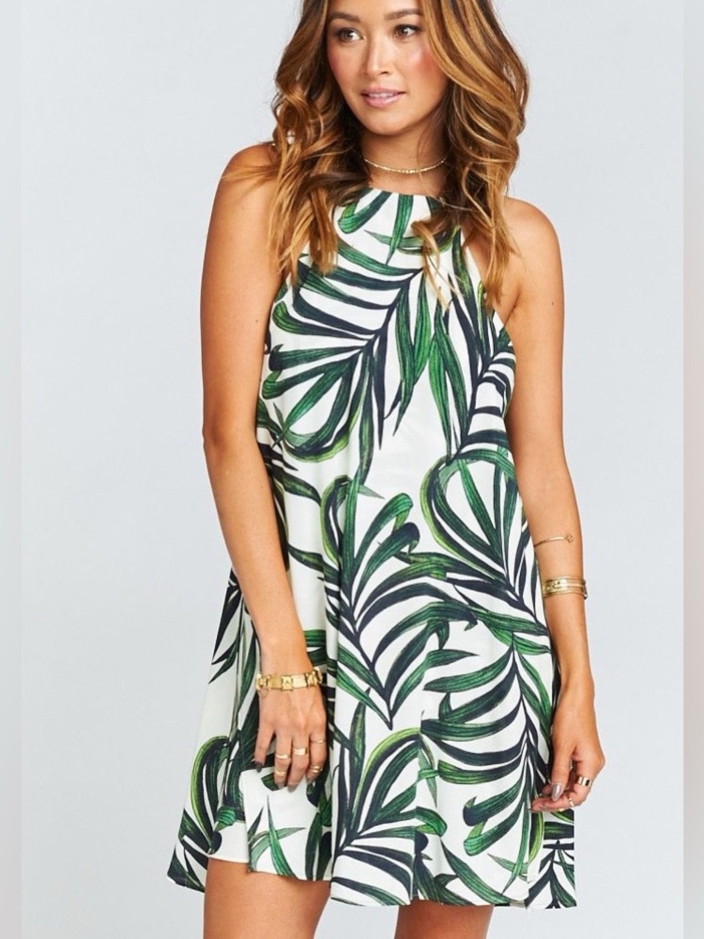 Show Me Your Mumu Dress Byron Dress in Peruvian Palm